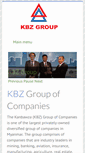 Mobile Screenshot of kbzgroup.com